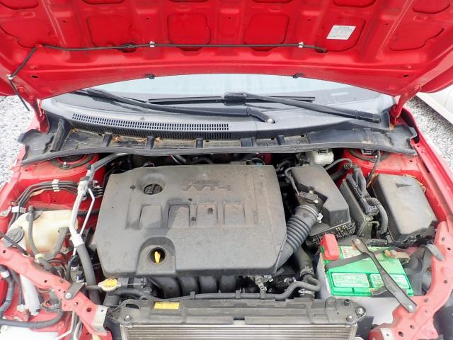 2T1BU4EE2DC118667 - 2013 TOYOTA COROLLA BA RED photo 7