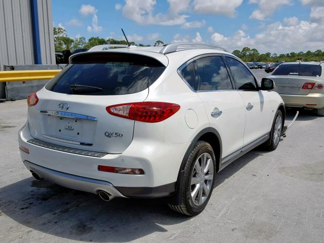 JN1BJ0RP8GM234088 - 2016 INFINITI QX50 WHITE photo 4