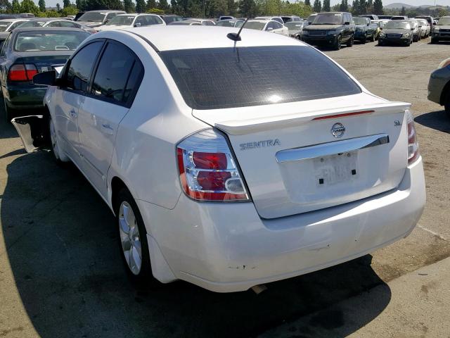 3N1AB6AP5BL732470 - 2011 NISSAN SENTRA 2.0 WHITE photo 3