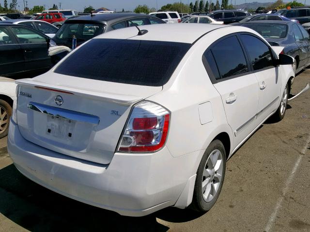 3N1AB6AP5BL732470 - 2011 NISSAN SENTRA 2.0 WHITE photo 4