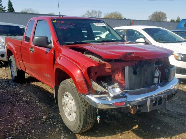 1GCDT196558215792 - 2005 CHEVROLET COLORADO BURGUNDY photo 1