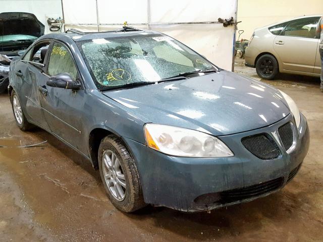 1G2ZF55B264171075 - 2006 PONTIAC G6 SE GRAY photo 1