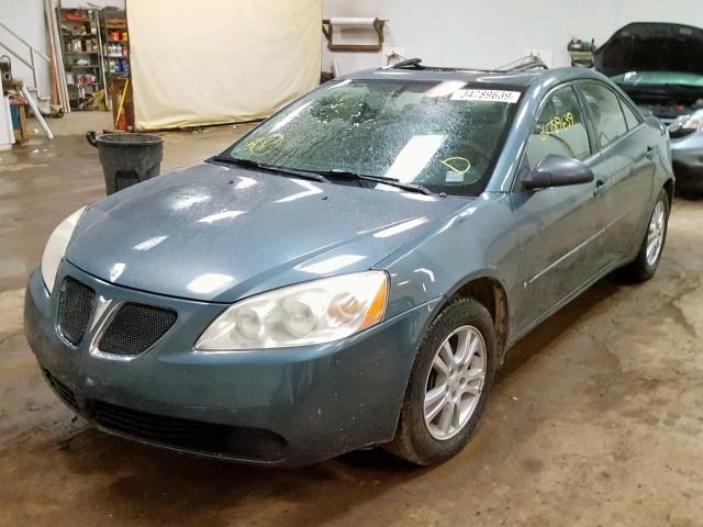 1G2ZF55B264171075 - 2006 PONTIAC G6 SE GRAY photo 2