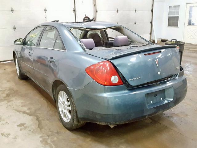 1G2ZF55B264171075 - 2006 PONTIAC G6 SE GRAY photo 3