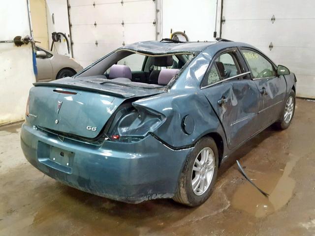 1G2ZF55B264171075 - 2006 PONTIAC G6 SE GRAY photo 4