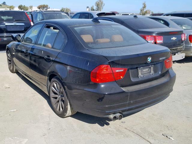 WBAPH57539NM33489 - 2009 BMW 328 I SULE BLACK photo 3