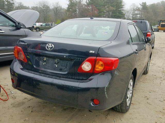 2T1BU4EE8AC320165 - 2010 TOYOTA COROLLA BA BLACK photo 4