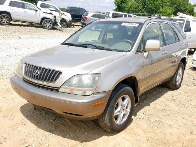 JT6HF10U1X0057139 - 1999 LEXUS RX 300 SILVER photo 2