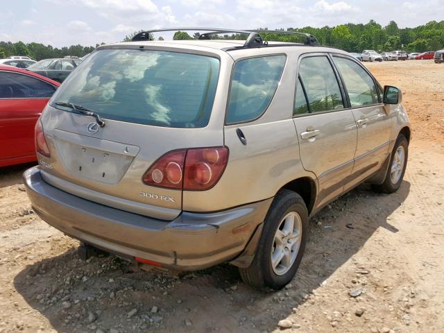 JT6HF10U1X0057139 - 1999 LEXUS RX 300 SILVER photo 4