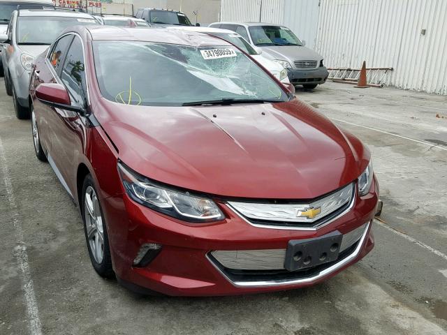 1G1RC6S5XHU176920 - 2017 CHEVROLET VOLT LT BURGUNDY photo 1