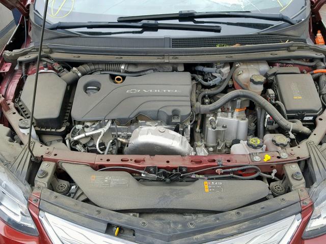 1G1RC6S5XHU176920 - 2017 CHEVROLET VOLT LT BURGUNDY photo 7