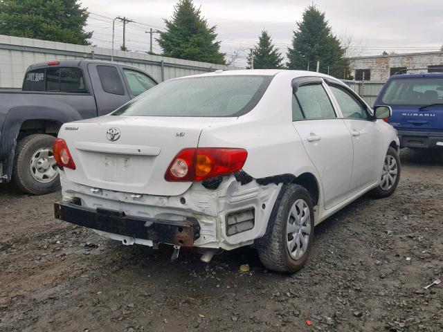 2T1BU4EE7AC516517 - 2010 TOYOTA COROLLA BA WHITE photo 4