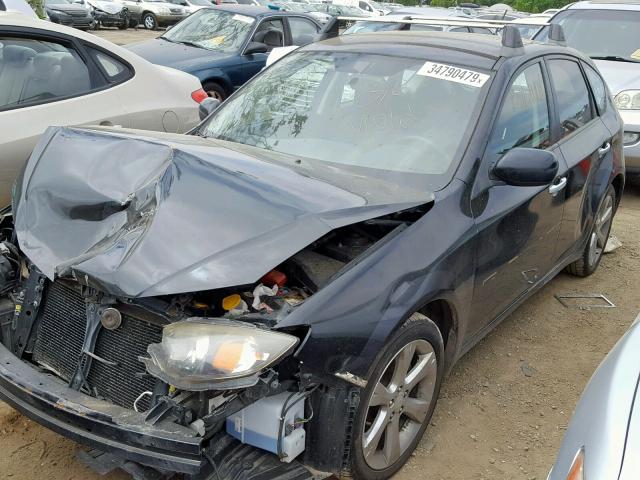 JF1GH6D65AG812613 - 2010 SUBARU IMPREZA OU BLACK photo 2