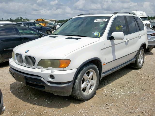 5UXFB335X3LH40642 - 2003 BMW X5 4.4I WHITE photo 2