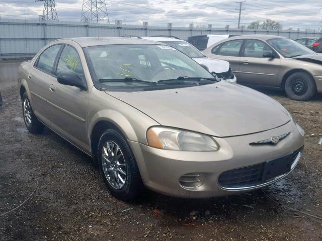 1C3EL46R22N189111 - 2002 CHRYSLER SEBRING LX GOLD photo 1