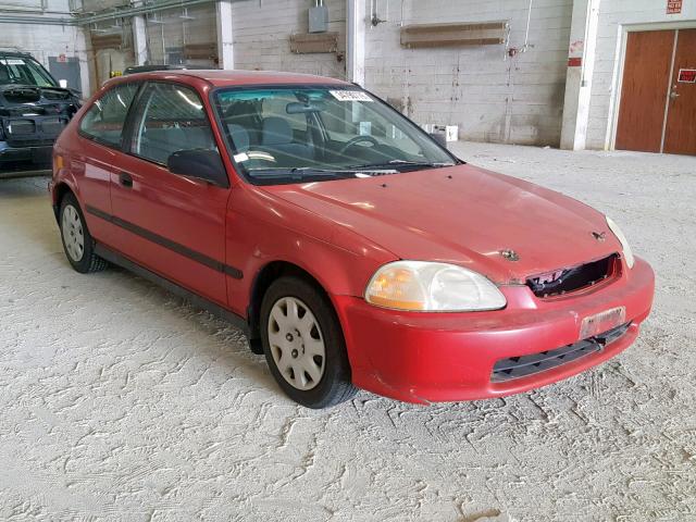 2HGEJ6442WH119547 - 1998 HONDA CIVIC DX RED photo 1