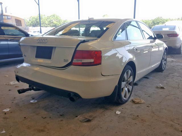 WAUDG74F95N106720 - 2005 AUDI A6 3.2 QUA WHITE photo 4