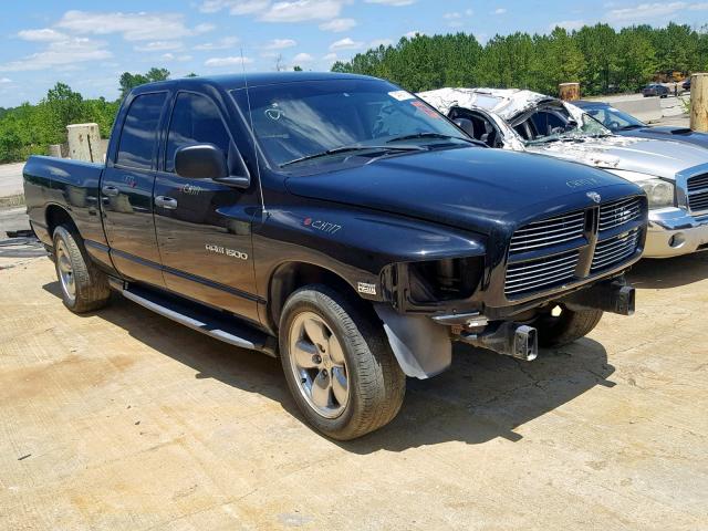 1D7HA18D43S338352 - 2003 DODGE RAM 1500 S BLACK photo 1