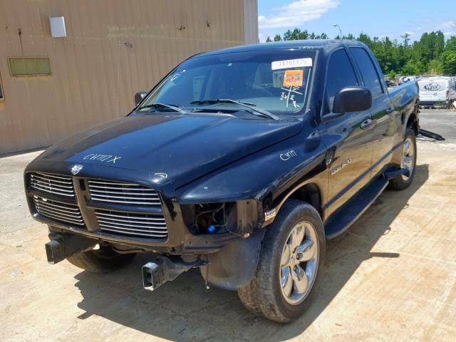 1D7HA18D43S338352 - 2003 DODGE RAM 1500 S BLACK photo 2