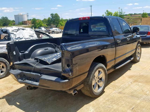 1D7HA18D43S338352 - 2003 DODGE RAM 1500 S BLACK photo 4