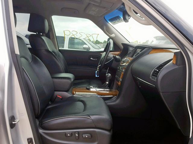 JN8AZ2NF2C9518859 - 2012 INFINITI QX56 SILVER photo 5