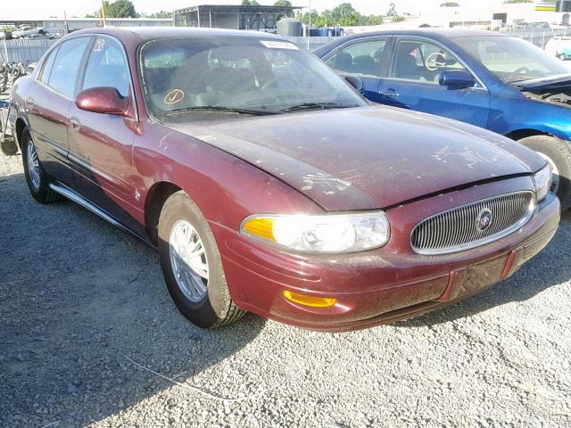 1G4HP52KX4U123115 - 2004 BUICK LESABRE CU BURGUNDY photo 1