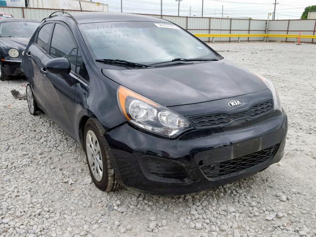 KNADM5A37F6486336 - 2015 KIA RIO LX BLACK photo 1