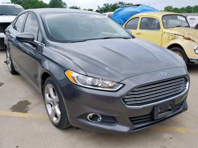 3FA6P0G75GR122331 - 2016 FORD FUSION S GRAY photo 1