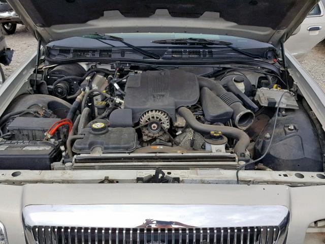 2MEFM75V06X621324 - 2006 MERCURY GRAND MARQ CREAM photo 7