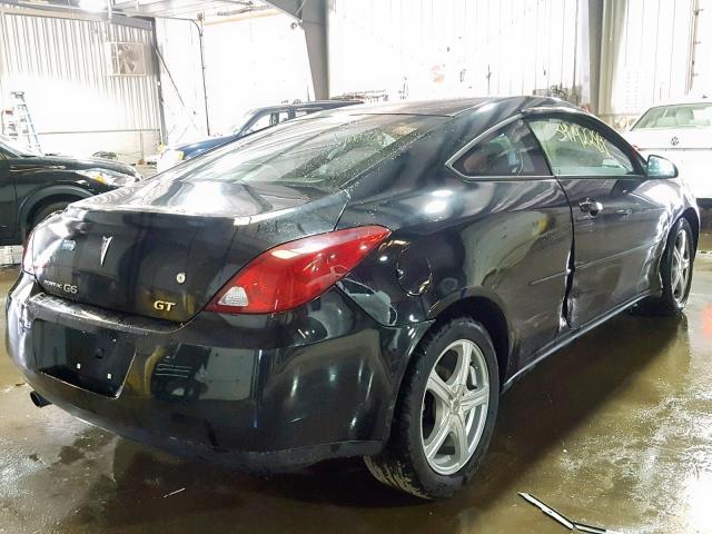 1G2ZH158864218598 - 2006 PONTIAC G6 GT BLACK photo 4