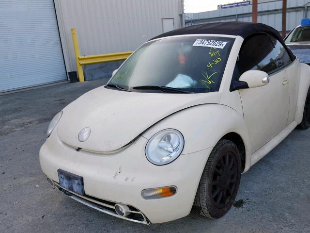 3VWCM21Y94M303876 - 2004 VOLKSWAGEN NEW BEETLE თეთრი ფოტო 2