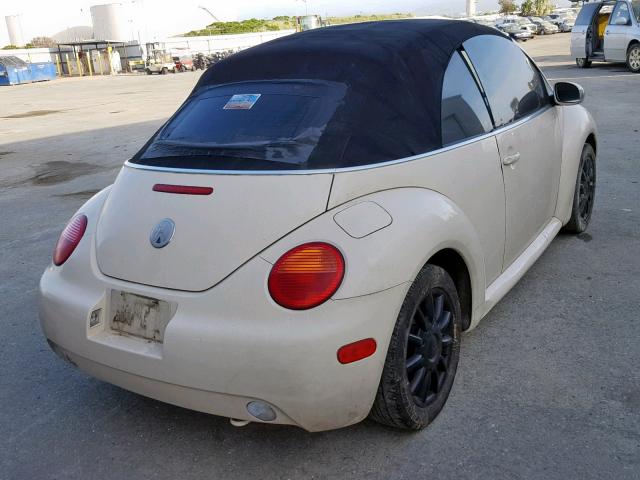 3VWCM21Y94M303876 - 2004 VOLKSWAGEN NEW BEETLE თეთრი ფოტო 4