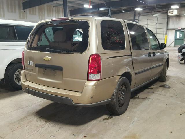 1GNDV23L56D138761 - 2006 CHEVROLET UPLANDER L ოქროსფერი ფოტო 4