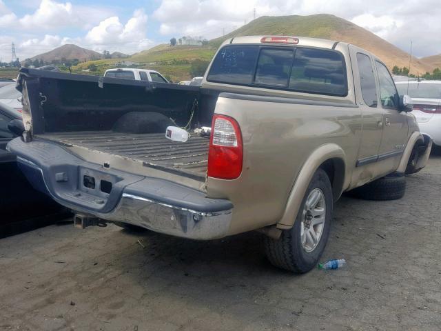 5TBBT44115S472442 - 2005 TOYOTA TUNDRA ACC TAN photo 4