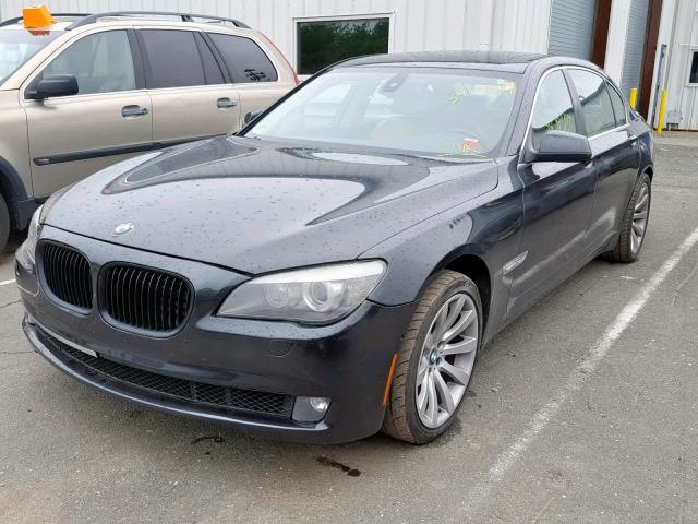 WBAKC8C59AC430659 - 2010 BMW 750 LI BLACK photo 2