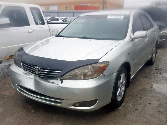 JTDBE32K730195187 - 2003 TOYOTA CAMRY LE GRAY photo 2