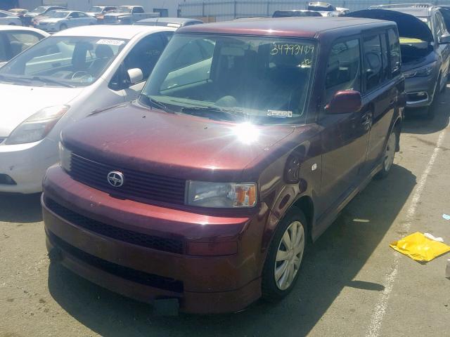 JTLKT324354025884 - 2005 TOYOTA SCION XB 勃艮第红 照片 2