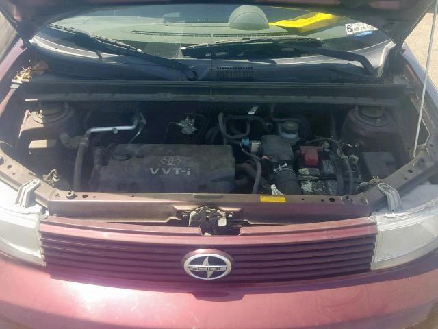 JTLKT324354025884 - 2005 TOYOTA SCION XB 勃艮第红 照片 7