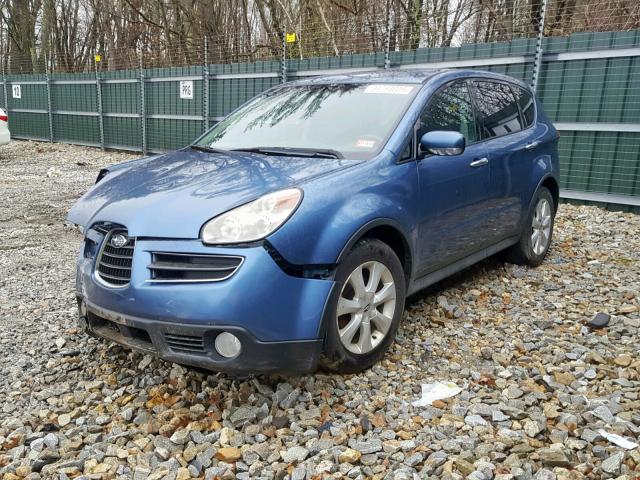 4S4WX85D974406065 - 2007 SUBARU B9 TRIBECA BLUE photo 2