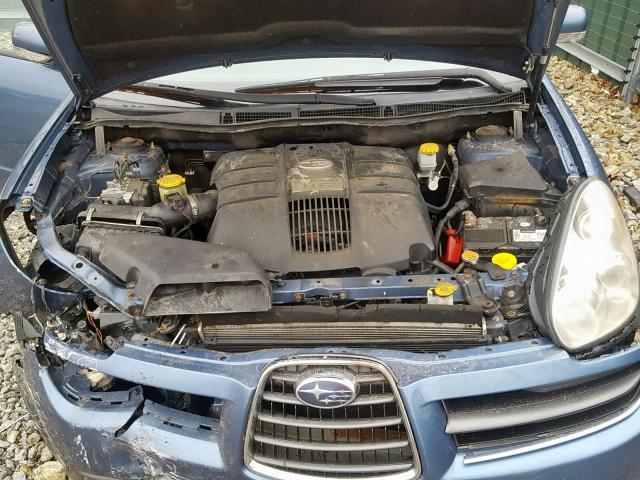 4S4WX85D974406065 - 2007 SUBARU B9 TRIBECA BLUE photo 7