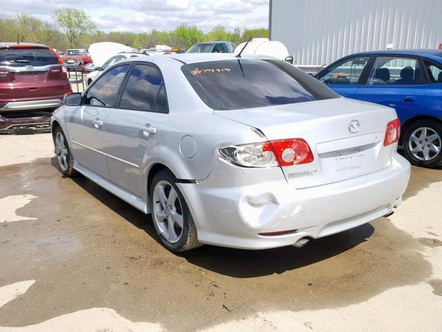 1YVHP80D755M20990 - 2005 MAZDA 6 S SILVER photo 3