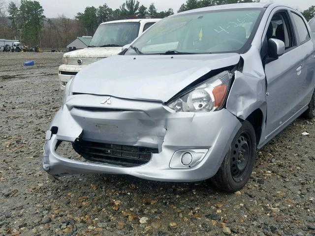 ML32A3HJ8FH051182 - 2015 MITSUBISHI MIRAGE DE SILVER photo 9