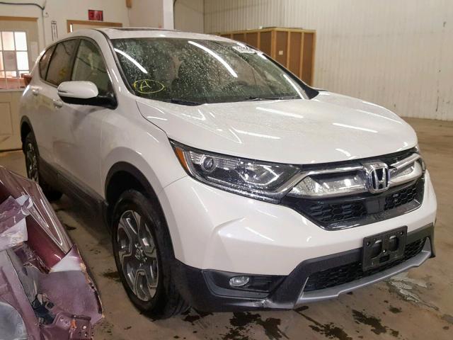 5J6RW2H81JL035636 - 2018 HONDA CR-V EXL WHITE photo 1