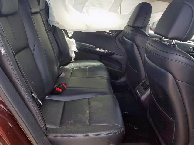 4T1BK1EB7HU262682 - 2017 TOYOTA AVALON XLE MAROON photo 6