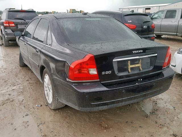 YV1TS592461441992 - 2006 VOLVO S80 2.5T BLACK photo 3