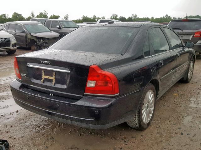 YV1TS592461441992 - 2006 VOLVO S80 2.5T BLACK photo 4