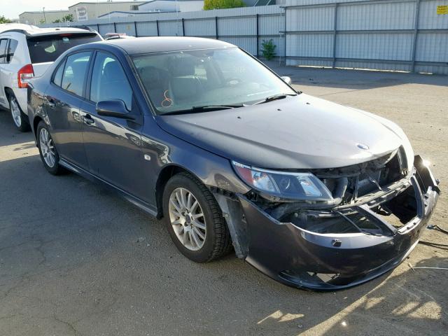 YS3FB49Y691019480 - 2009 SAAB 9-3 2.0T GRAY photo 1