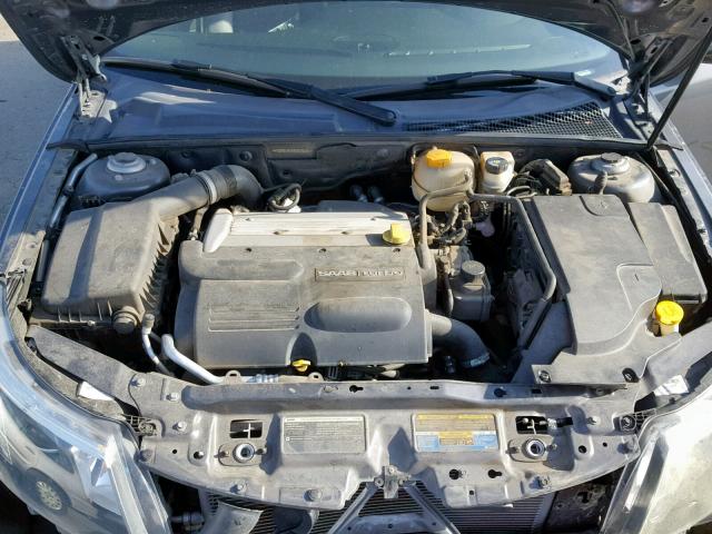 YS3FB49Y691019480 - 2009 SAAB 9-3 2.0T GRAY photo 7