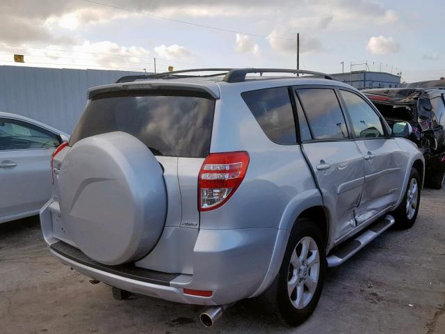 JTMBK31V19D006653 - 2009 TOYOTA RAV4 LIMIT SILVER photo 4