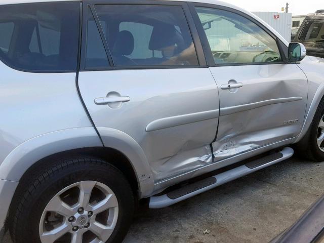 JTMBK31V19D006653 - 2009 TOYOTA RAV4 LIMIT SILVER photo 9